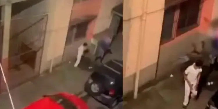 Video: Mujer se prende fuego en la calle tras una ruptura amorosa